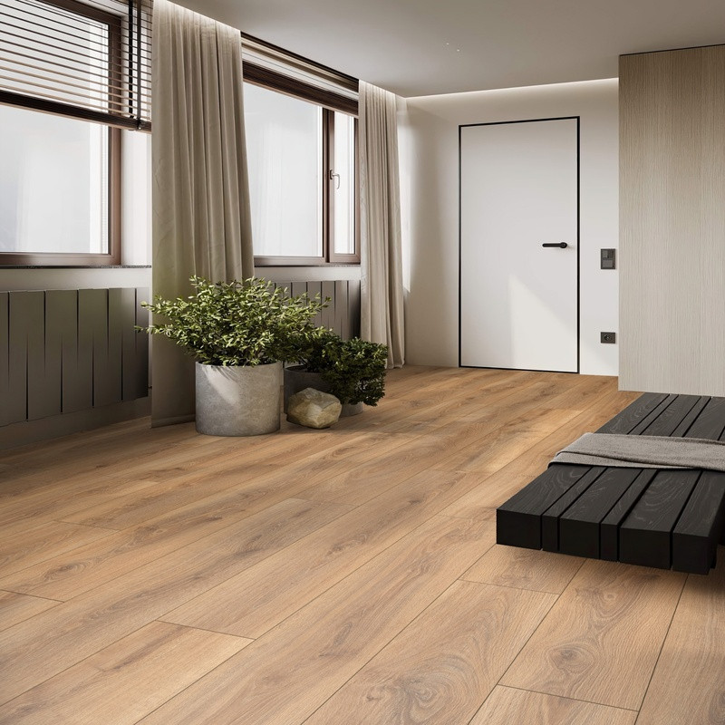 Piso Fotolaminado Atlantic Brown 195x1.288x8 mm