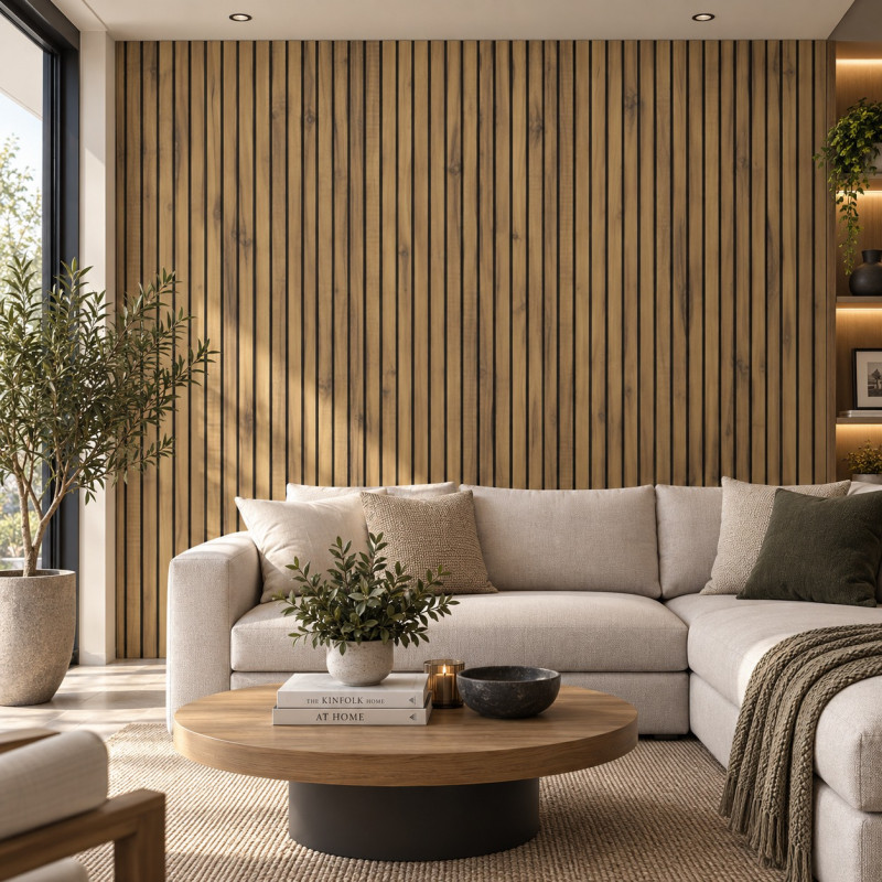 Palillaje PVC Flat Walnut 300x2.900x8 mm
