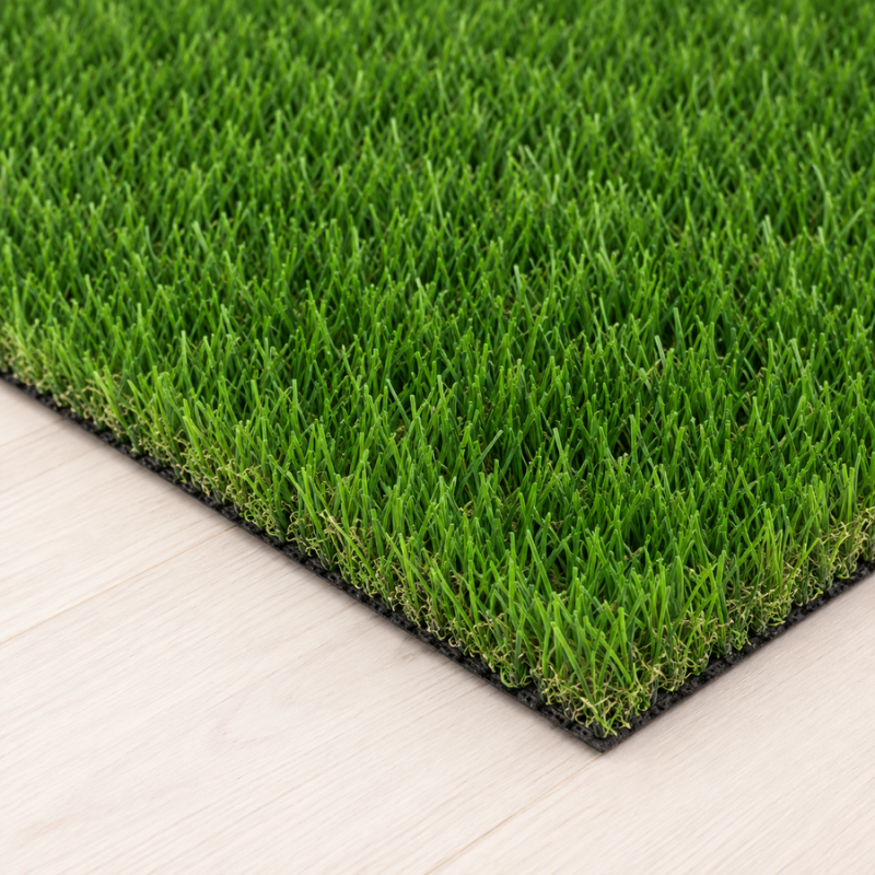 Pasto Sintético Garden 40 mm - Brotes Cafés